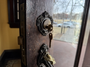 antique mortise lock repair