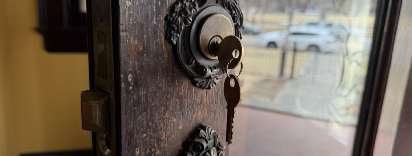 antique mortise lock repair